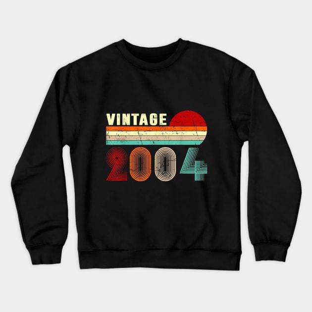Vintage 2004 Funny 16 Years Old Boys and Girls 16th Birthday T-Shirt Crewneck Sweatshirt by dannetee